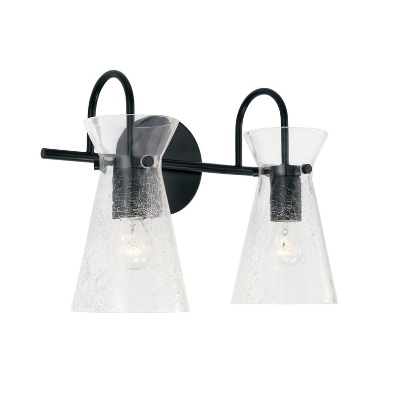 Capital Lighting - 142421MB - Two Light Vanity - Mila - Matte Black