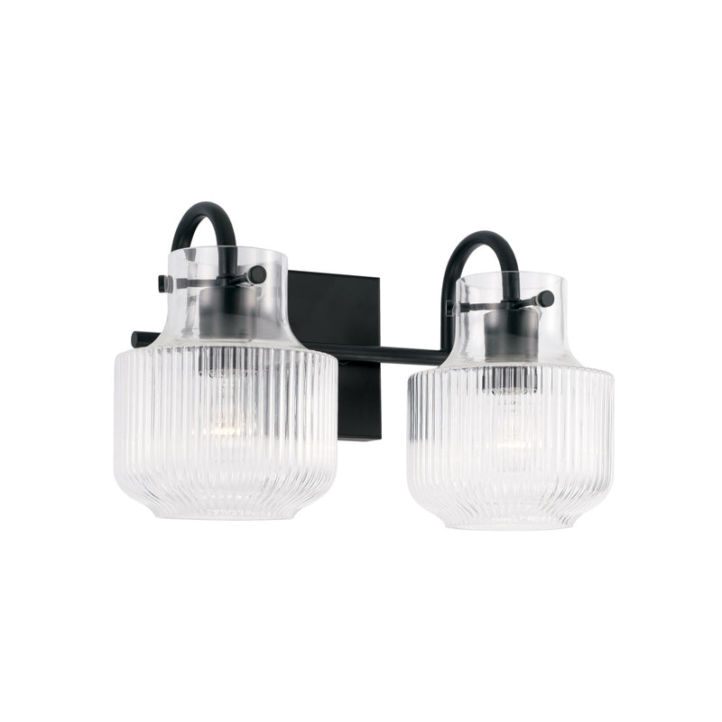 Capital Lighting - 145121MB - Two Light Vanity - Nyla - Matte Black