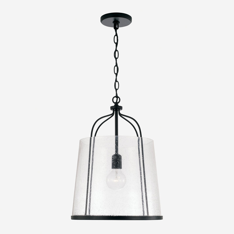 Capital Lighting - 347011MB - One Light Pendant - Madison - Matte Black