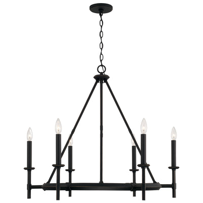 Capital Lighting - 445261IH - Six Light Chandelier - Ogden - Brushed Black Iron