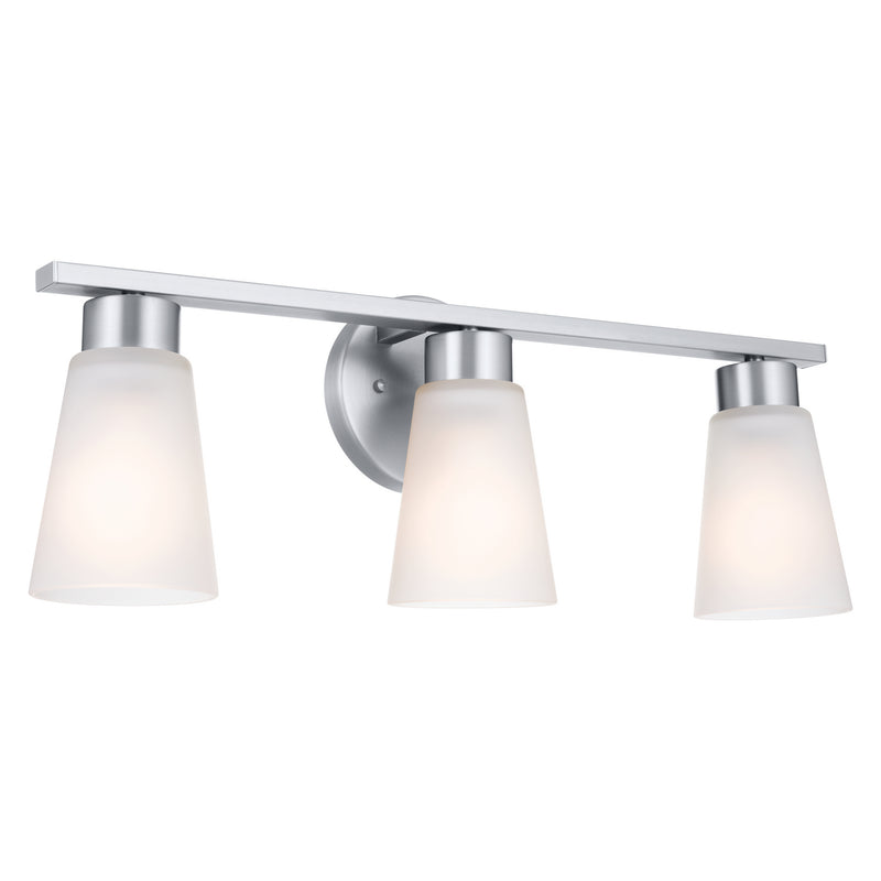 Kichler - 55121NI - Three Light Bath - Stamos - Brushed Nickel