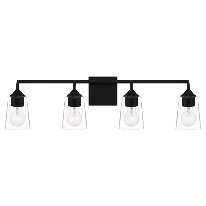 Quoizel - THO8631MBK - Four Light Bath - Thoresby - Matte Black