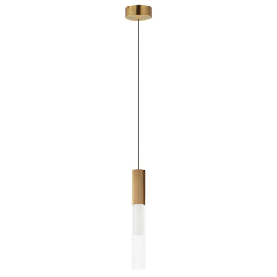 ET2 - E11011-144GLD - LED Pendant - Reeds - Gold