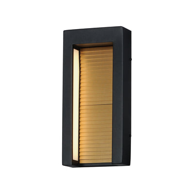 ET2 - E30104-BKGLD - LED Outdoor Wall Sconce - Alcove - Black / Gold