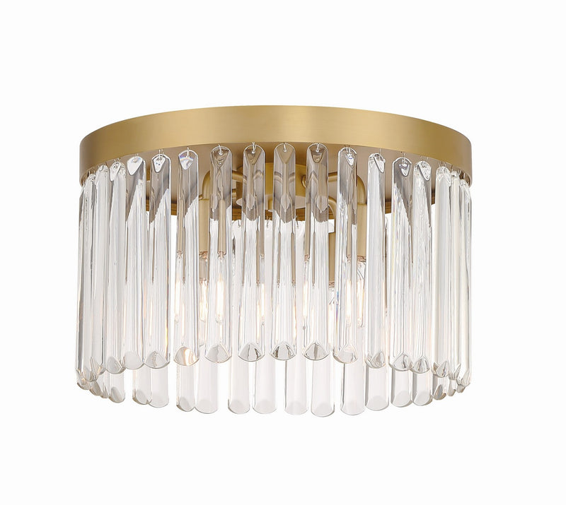 Crystorama - EMO-5400-MG - Four Light Flush Mount - Emory - Modern Gold