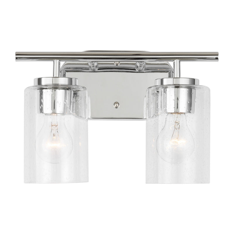 Generation Lighting. - 41171-05 - Two Light Wall / Bath - Oslo - Chrome