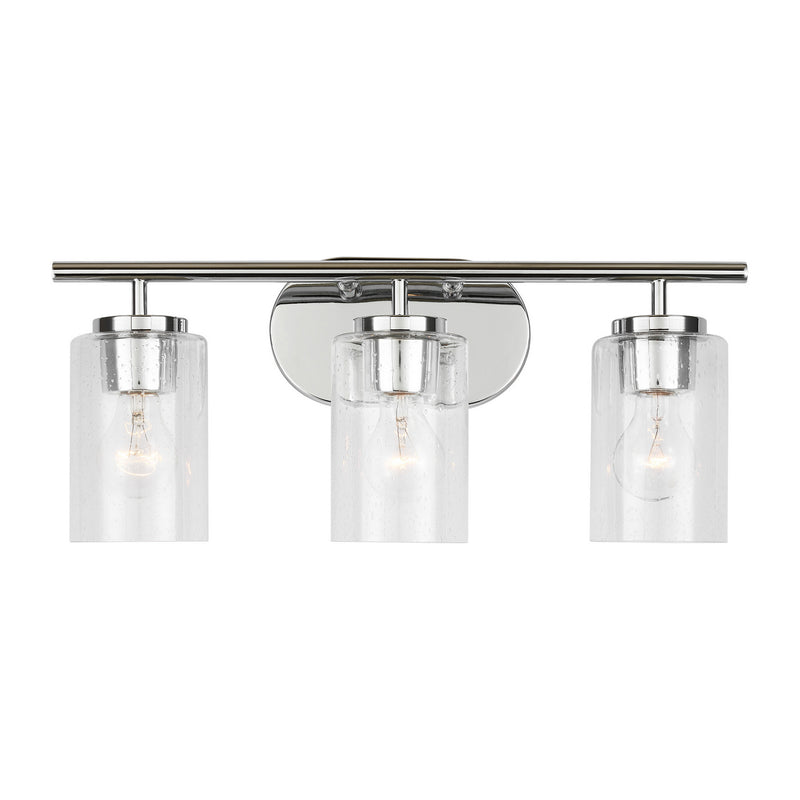 Generation Lighting. - 41172-05 - Three Light Wall / Bath - Oslo - Chrome