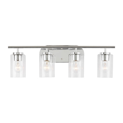 Generation Lighting. - 41173-05 - Four Light Wall / Bath - Oslo - Chrome