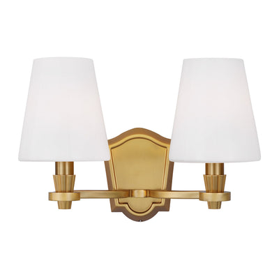 Visual Comfort Studio - AV1002BBS - Two Light Vanity - Paisley - Burnished Brass