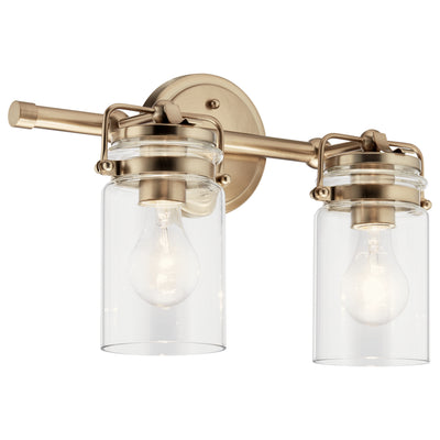 Kichler - 45688CPZ - Two Light Bath - Brinley - Champagne Bronze