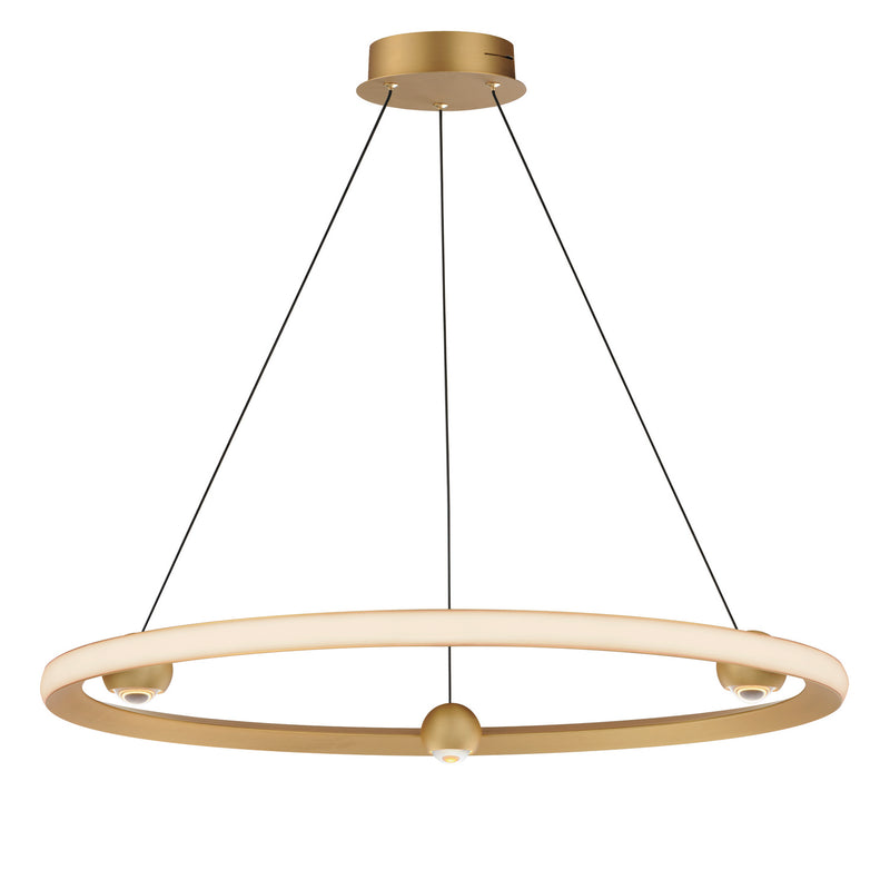 ET2 - E23513-GLD - LED Pendant - Nodes - Gold