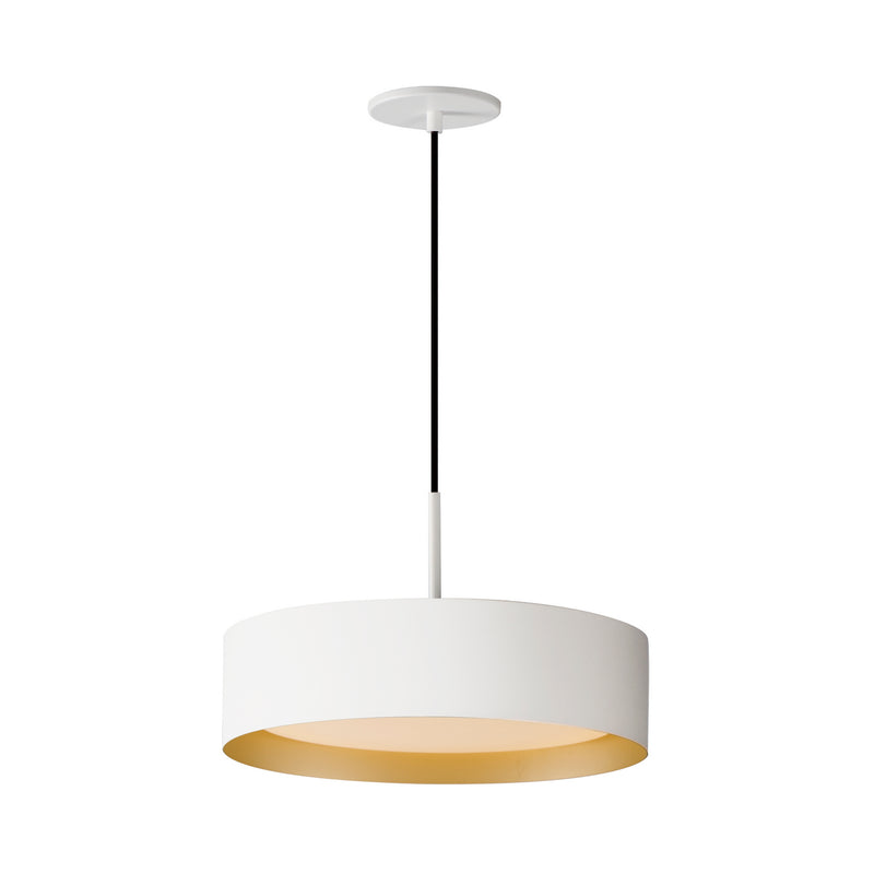 ET2 - E51013-WTGLD - LED Pendant - Echo - White/Gold