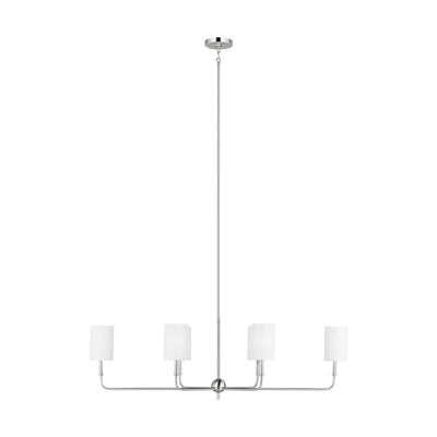 Visual Comfort Studio - 3609306-962 - Six Light Chandelier - Foxdale - Brushed Nickel