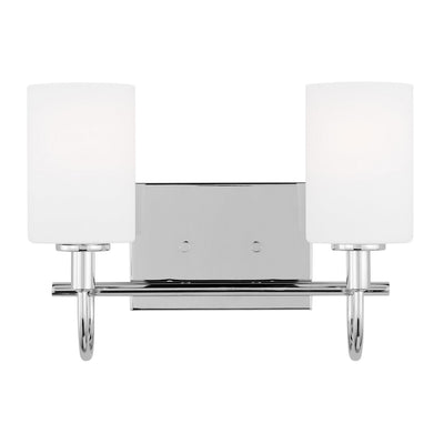 Visual Comfort Studio - 4457102-05 - Two Light Bath Vanity - Oak Moore - Chrome