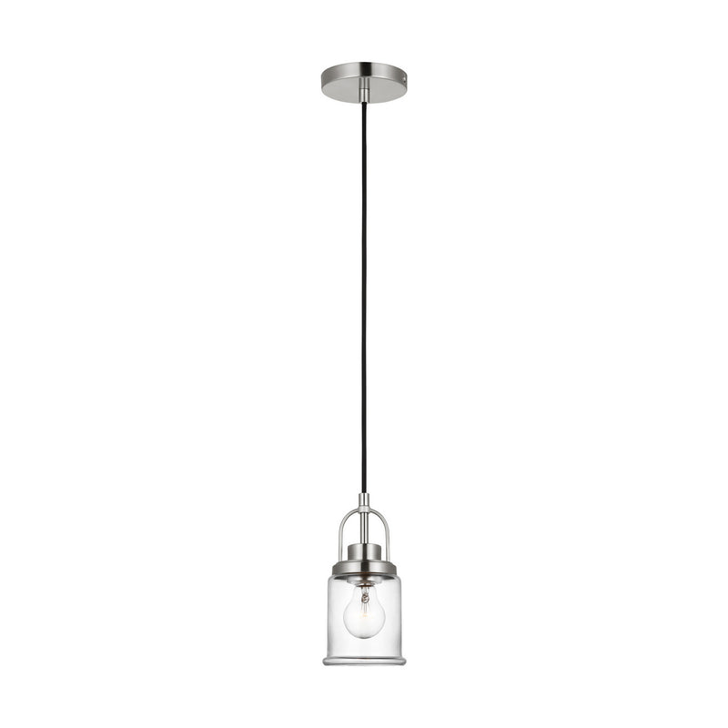 Visual Comfort Studio - 6544701-962 - One Light Pendant - Anders - Brushed Nickel