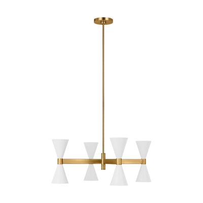 Visual Comfort Studio - AEC1078MWT - Eight Light Chandelier - Albertine - Matte White