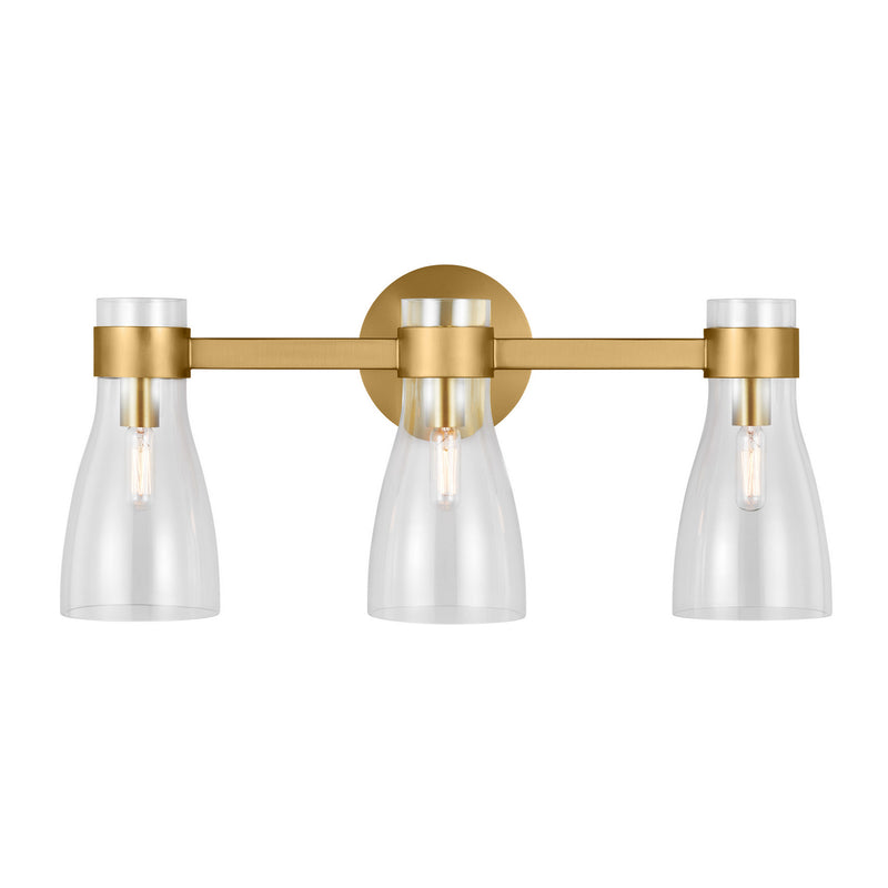 Visual Comfort Studio - AEV1003BBS - Three Light Bath Fixture - Moritz - Burnished Brass