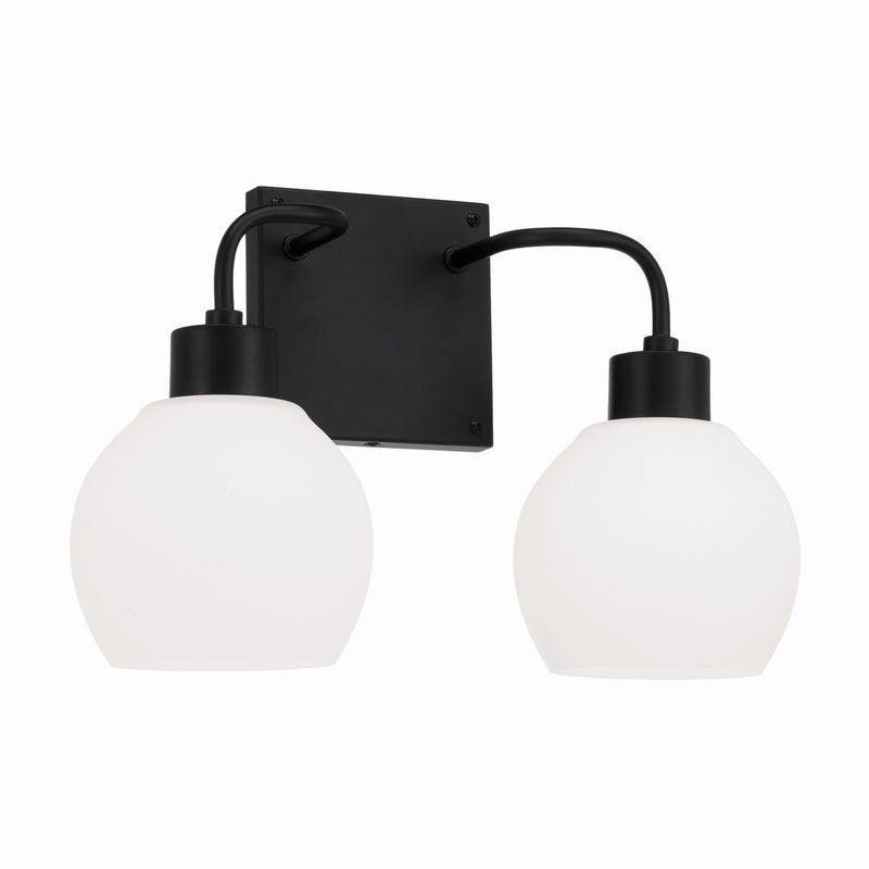 Capital Lighting - 120021MB-540 - Two Light Vanity - Tanner - Matte Black