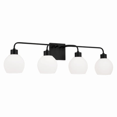 Capital Lighting - 120041MB-540 - Four Light Vanity - Tanner - Matte Black