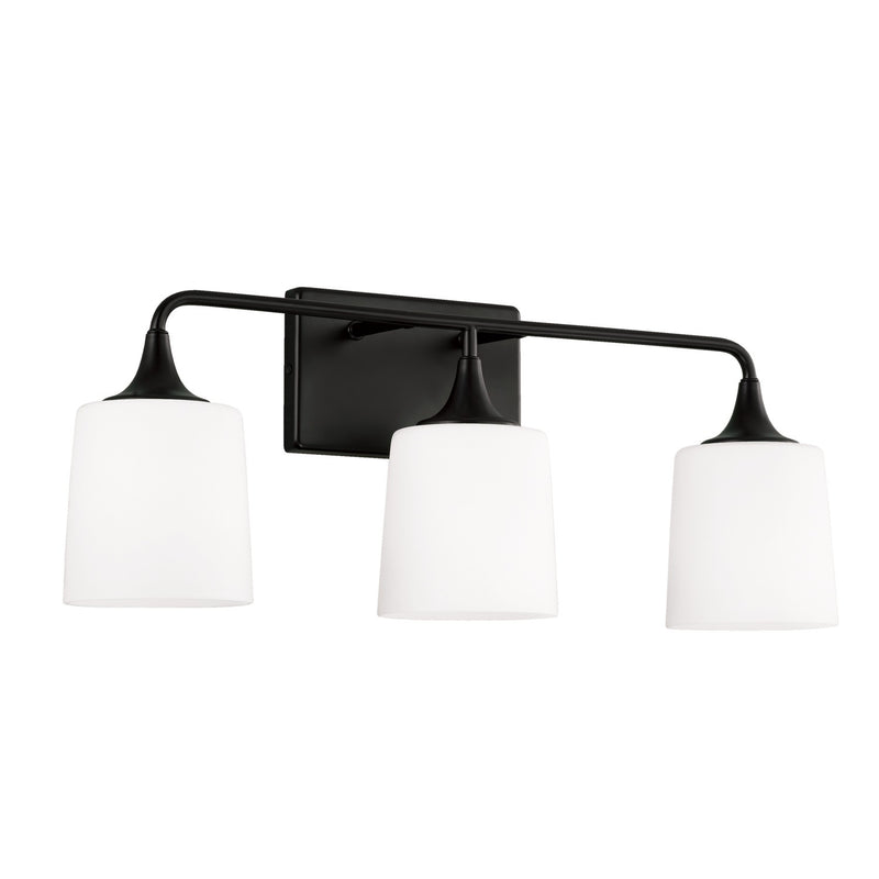 Capital Lighting - 148931MB-541 - Three Light Vanity - Presley - Matte Black