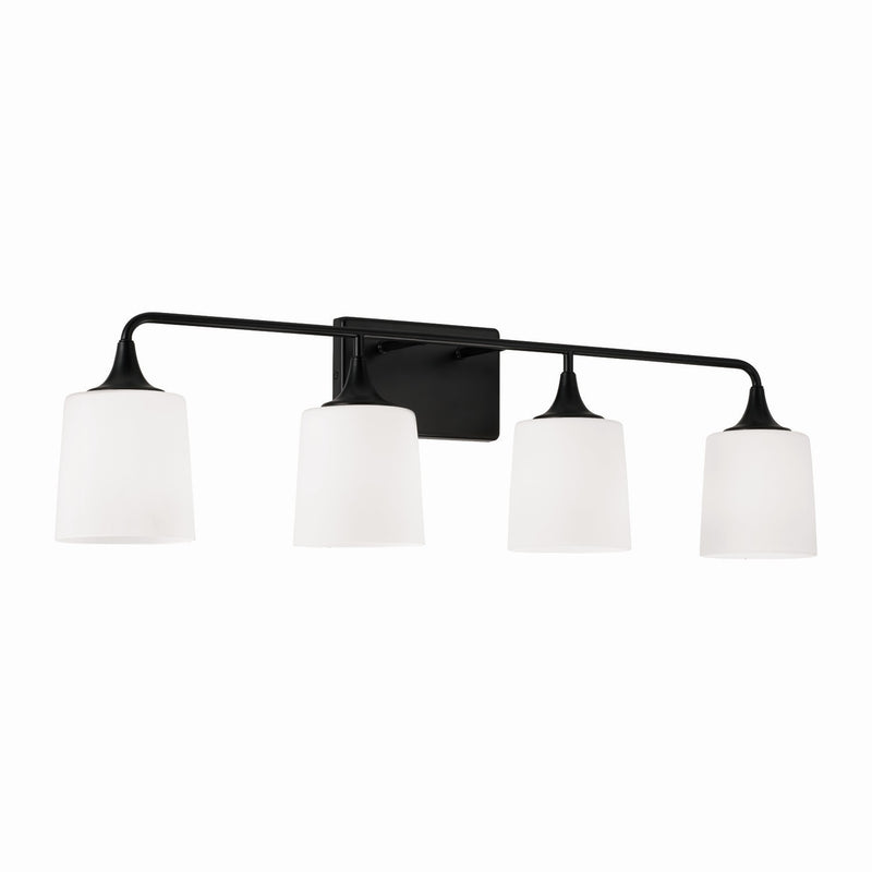 Capital Lighting - 148941MB-541 - Four Light Vanity - Presley - Matte Black