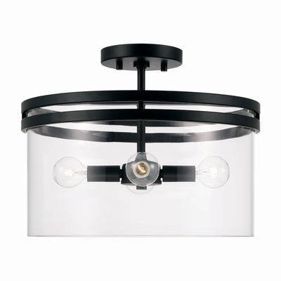 Capital Lighting - 248741MB - Four Light Semi-Flush Mount - Fuller - Matte Black