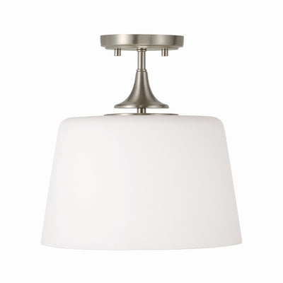 Capital Lighting - 248911BN - One Light Semi-Flush Mount - Presley - Brushed Nickel