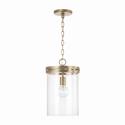 Capital Lighting - 348711AD - One Light Pendant - Fuller - Aged Brass