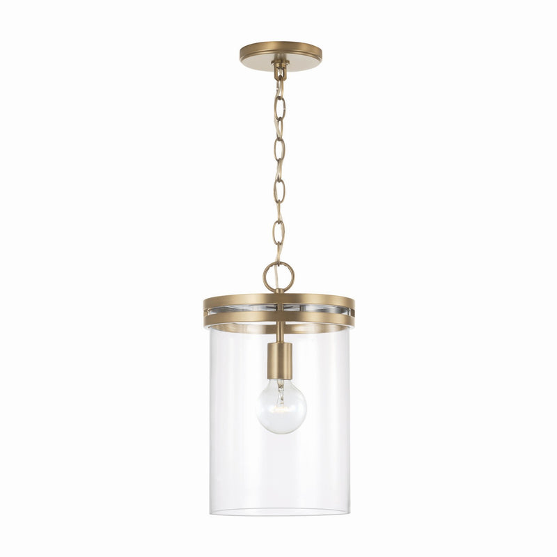 Capital Lighting - 348711AD - One Light Pendant - Fuller - Aged Brass