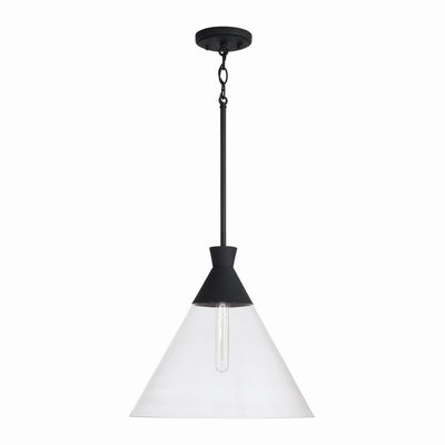 Capital Lighting - 350311XK - One Light Pendant - Paloma - Textured Black