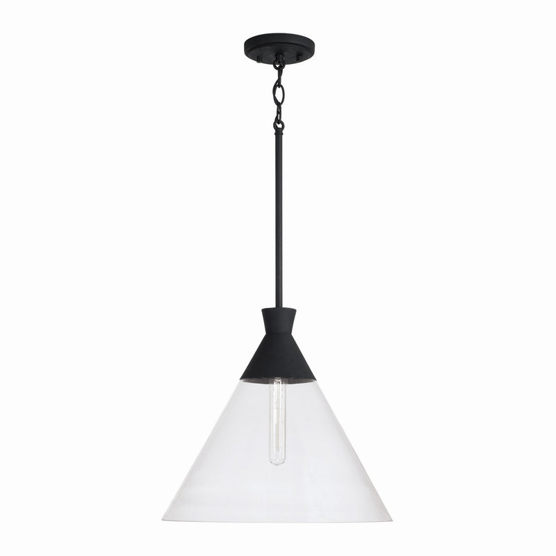 Capital Lighting - 350311XK - One Light Pendant - Paloma - Textured Black