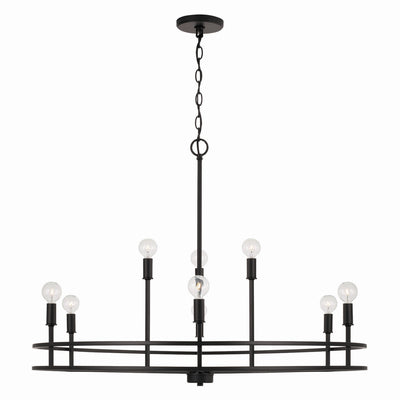 Capital Lighting - 448791MB - Nine Light Chandelier - Fuller - Matte Black