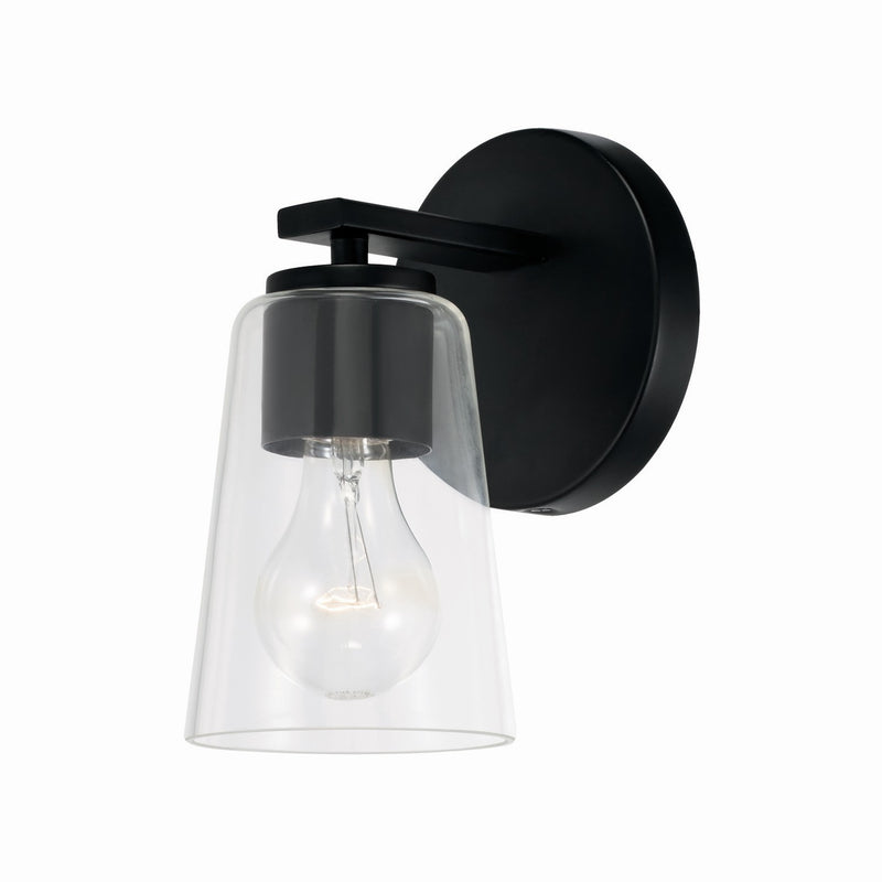 Capital Lighting - 648611MB-537 - One Light Wall Sconce - Portman - Matte Black