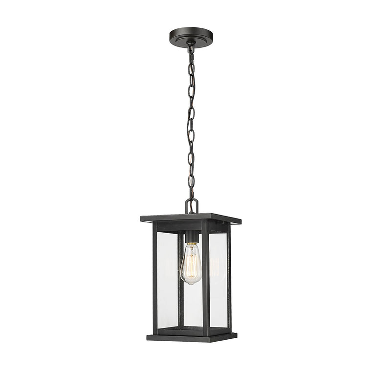 Millennium - 4123-PBK - One Light Outdoor Hanging Lantern - Bowton - Powder Coat Black