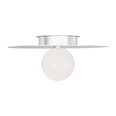 Visual Comfort Studio - KF1021PN - One Light Flush Mount - Nodes - Polished Nickel