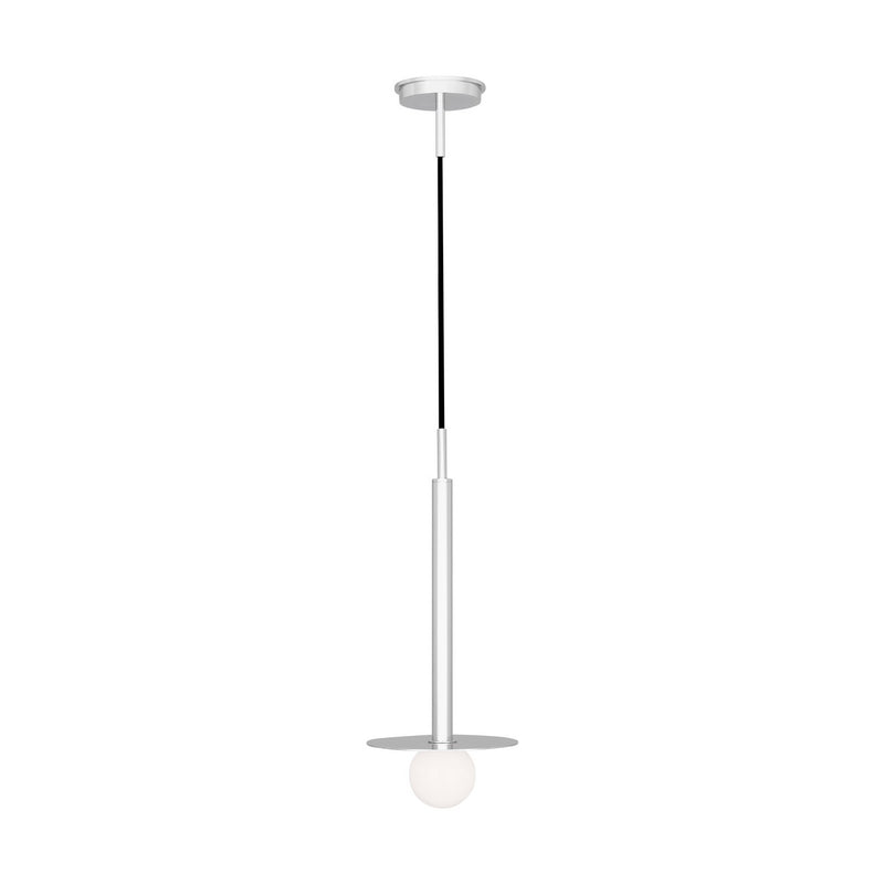 Visual Comfort Studio - KP1001PN - One Light Pendant - Nodes - Polished Nickel