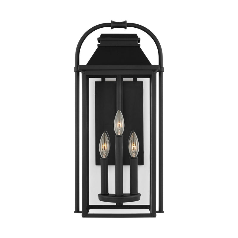 Visual Comfort Studio - OL13201TXB - Three Light Outdoor Wall Sconce - Wellsworth - Textured Black