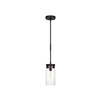 Visual Comfort Studio - CP1001AI - One Light Pendant - Garrett - Aged Iron