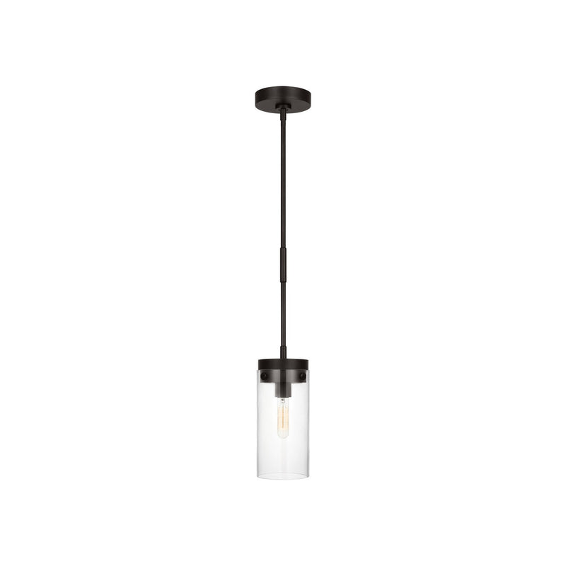 Visual Comfort Studio - CP1001AI - One Light Pendant - Garrett - Aged Iron