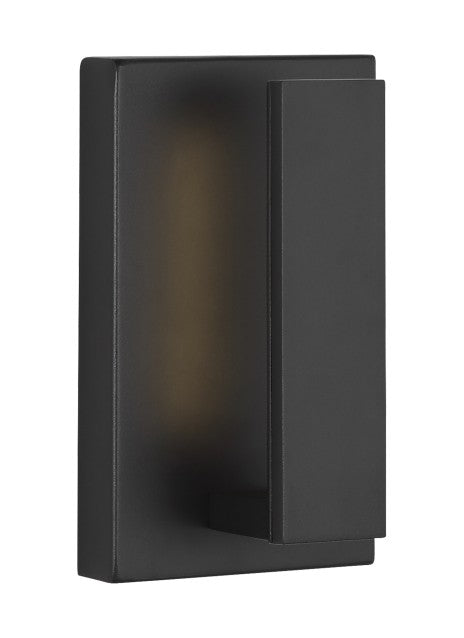 Visual Comfort Modern - 700OWNTE9B-LED930 - LED Outdoor Wall Sconce - Nate - Black