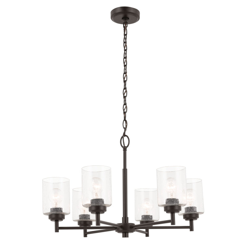 Kichler - 52616OZ - Six Light Chandelier - Winslow - Bronze