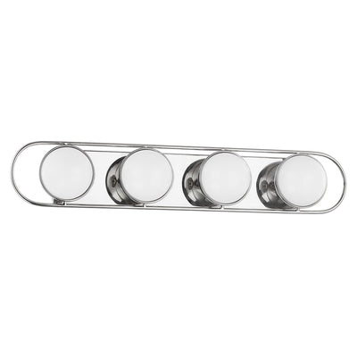 Mitzi - H783304-PN - Four Light Bath Sconce - Amy - Polished Nickel