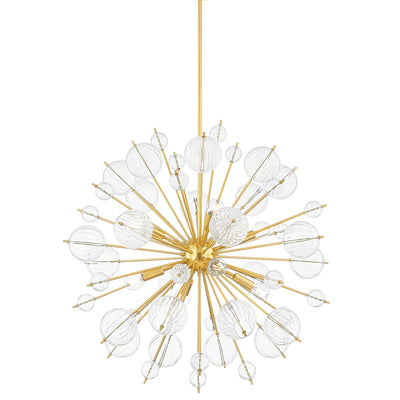 Mitzi - H794808-AGB - Eight Light Chandelier - Linnea - Aged Brass