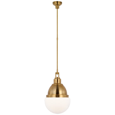 Visual Comfort Signature - AL 5050HAB-WG - LED Pendant - Bernard - Hand-Rubbed Antique Brass