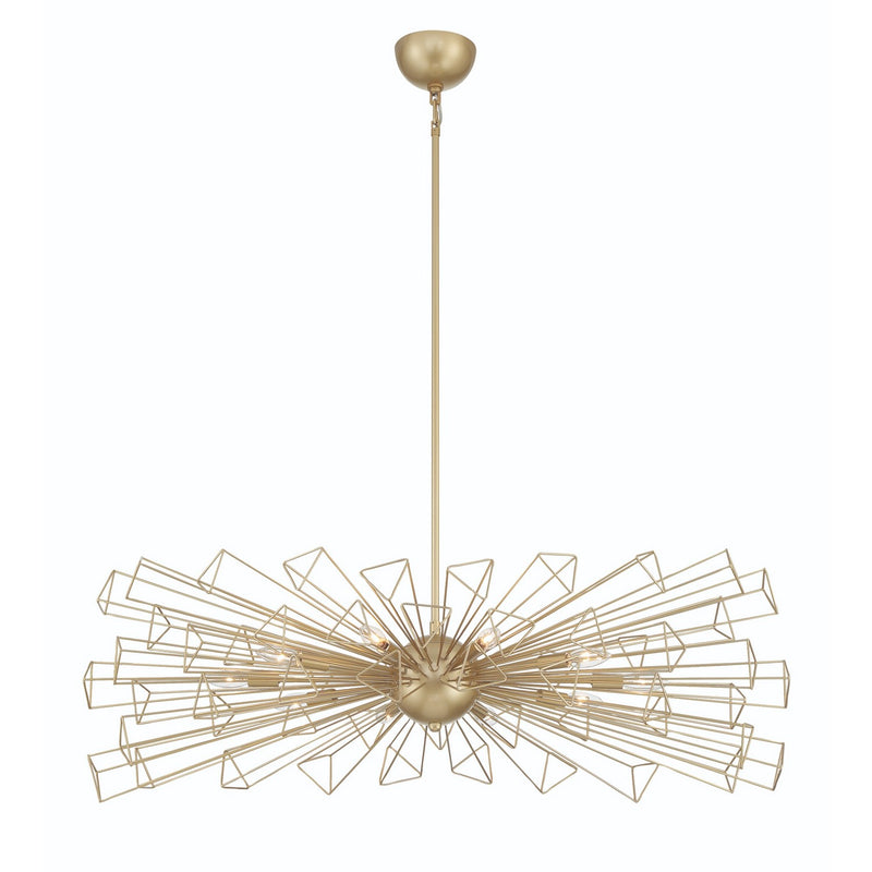 Eurofase - 46761-026 - Ten Light Chandelier - Dendelio - Gold