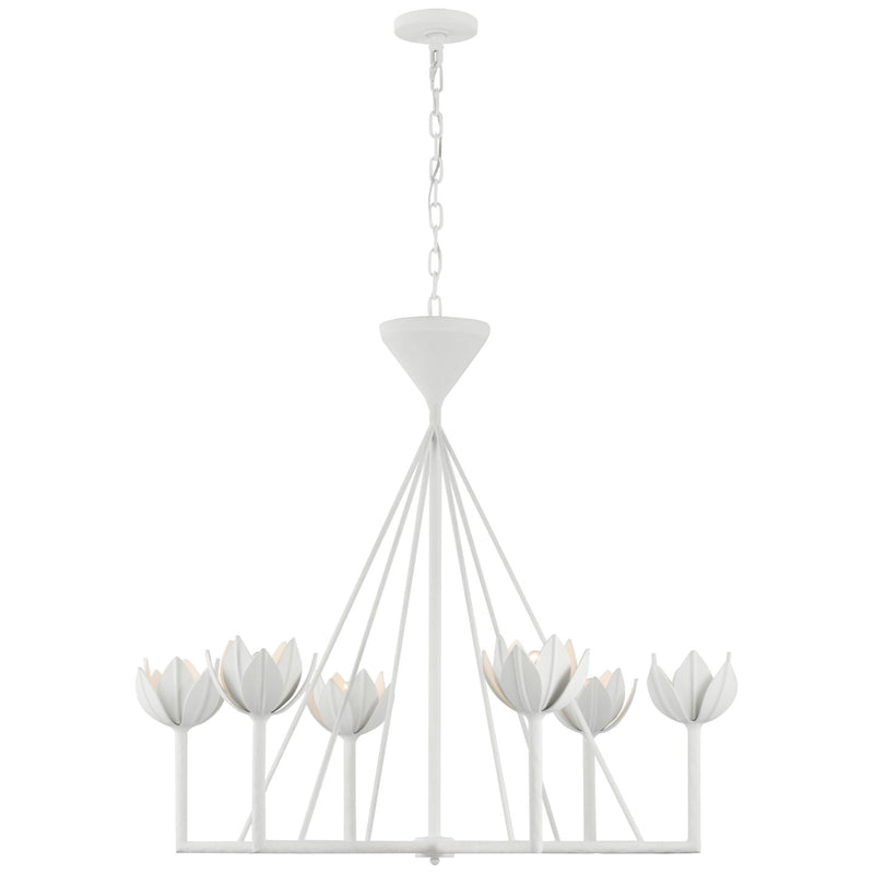 Visual Comfort Signature - JN 5008PW - LED Chandelier - Alberto - Plaster White