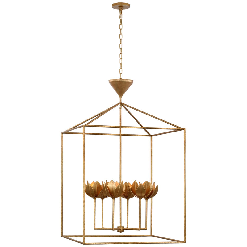 Visual Comfort Signature - JN 5304AGL - LED Pendant - Alberto - Antique Gold Leaf