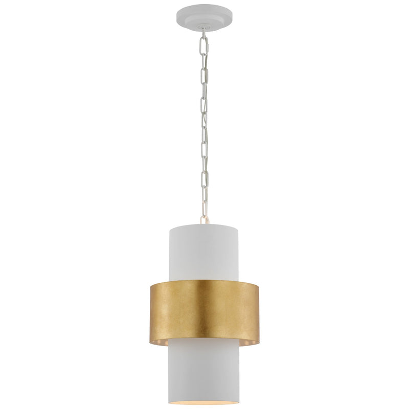 Visual Comfort Signature - JN 5330PW/G - LED Pendant - Chalmette - Plaster White And Gild