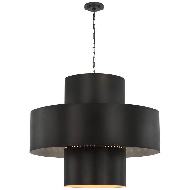 Visual Comfort Signature - JN 5333AI - LED Pendant - Chalmette - Aged Iron