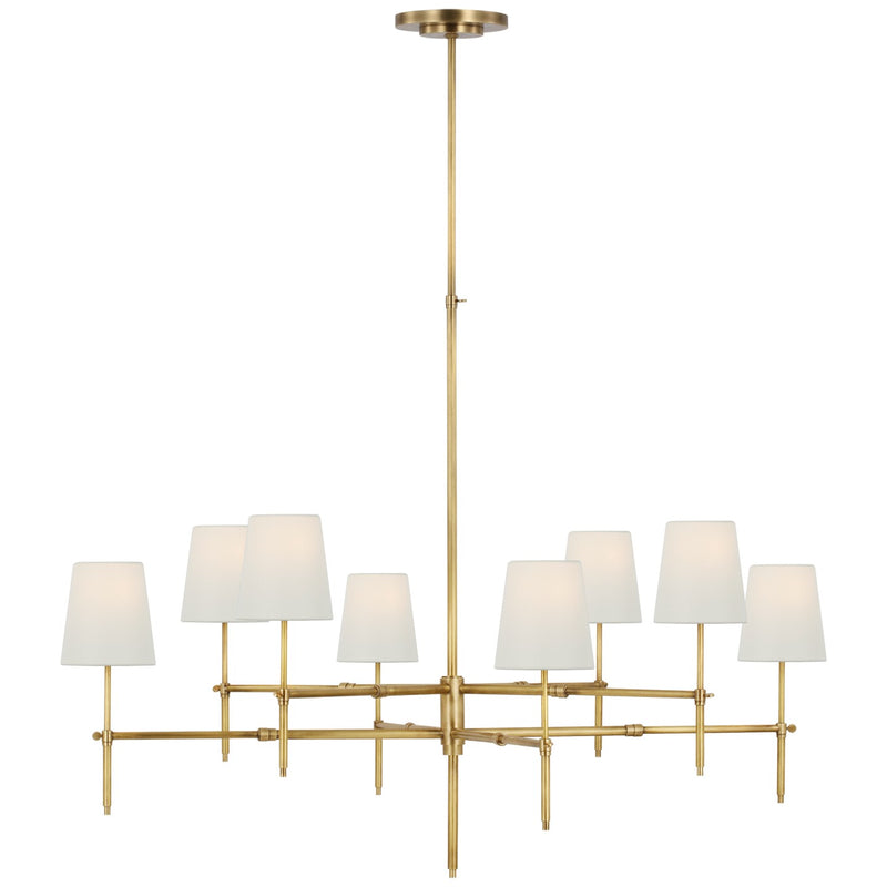 Visual Comfort Signature - TOB 5197HAB-L - LED Chandelier - Bryant - Hand-Rubbed Antique Brass